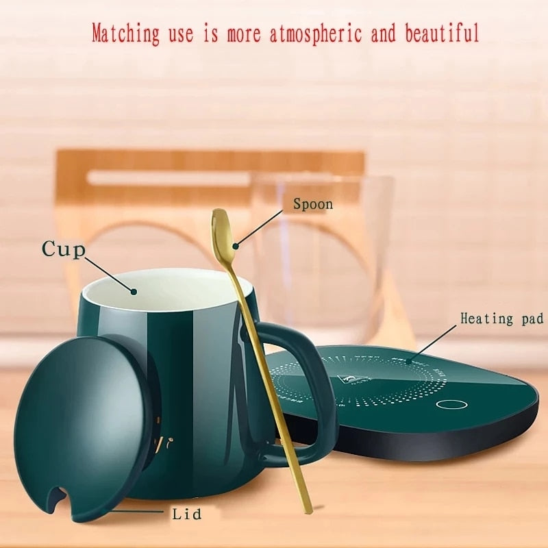 5V USB Heat Heater Coaster Tea Coffee Mug Warmer Cup Mat Pad Home Office