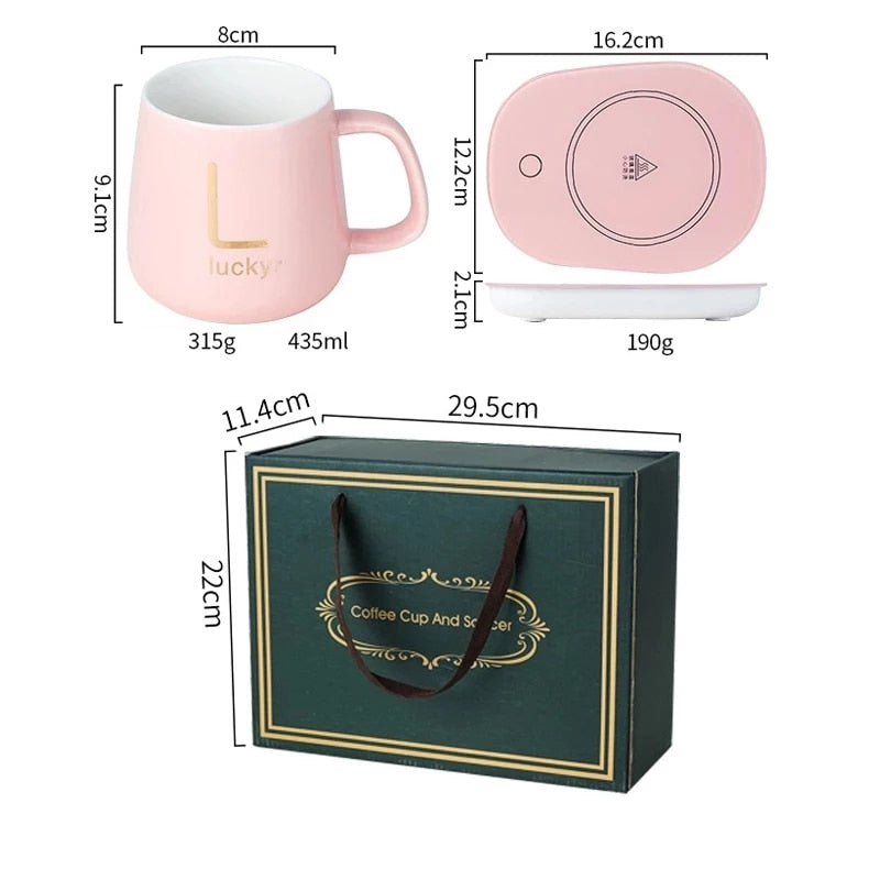 1pc, Electric Mug Warmer, Heated Coaster, Coffee Mug Cup Warmer Pad USB  Powered For Home Office Milk Tea Water Heating Mat Thermostatic For Home